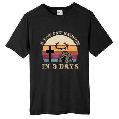 A Lot Can Happen In 3 Days Easter Religious Tall Fusion ChromaSoft Performance T-Shirt