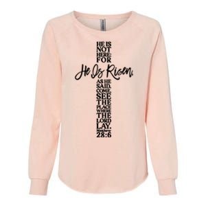 A Lot Can Happen In 3 Days Easter Womens California Wash Sweatshirt