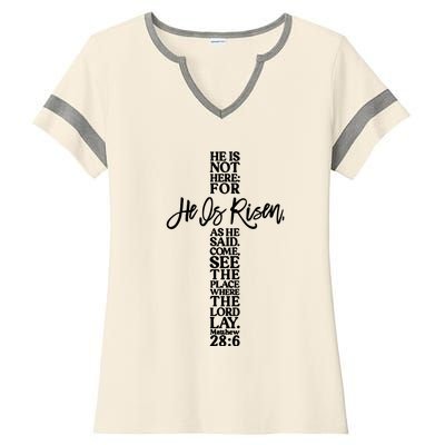 A Lot Can Happen In 3 Days Easter Ladies Halftime Notch Neck Tee