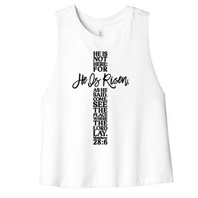 A Lot Can Happen In 3 Days Easter Women's Racerback Cropped Tank