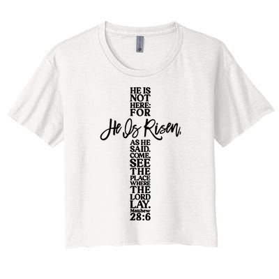 A Lot Can Happen In 3 Days Easter Women's Crop Top Tee