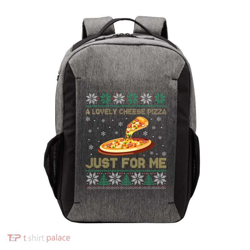 A Lovely Cheese Pizza Just For Me Christmas Pizzeria Cheesy Vector Backpack