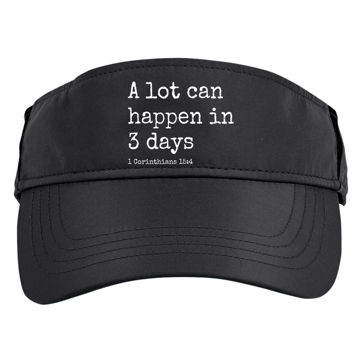 A Lot Can Happen In 3 Days Easter Adult Drive Performance Visor