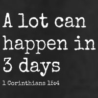 A Lot Can Happen In 3 Days Easter 25L Jumbo Tote