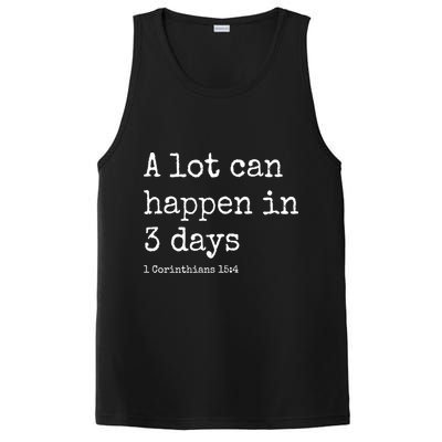 A Lot Can Happen In 3 Days Easter PosiCharge Competitor Tank
