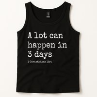A Lot Can Happen In 3 Days Easter Tank Top