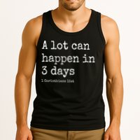 A Lot Can Happen In 3 Days Easter Tank Top