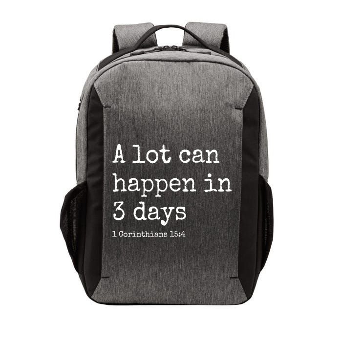 A Lot Can Happen In 3 Days Easter Vector Backpack