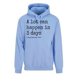 A Lot Can Happen In 3 Days Easter Unisex Surf Hoodie