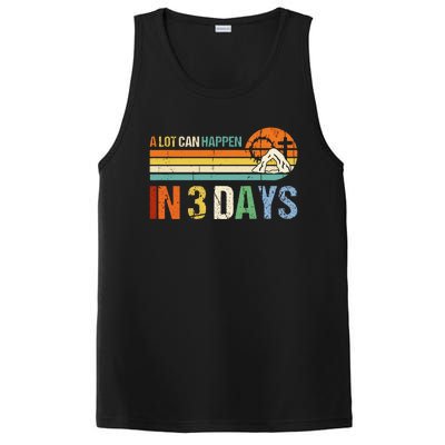 A Lot Can Happen In 3 Days Vintage Retro Christ Jesus God PosiCharge Competitor Tank