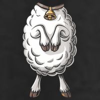 Adult Lamb Costume 7 Panel Mesh Trucker Snapback Hat