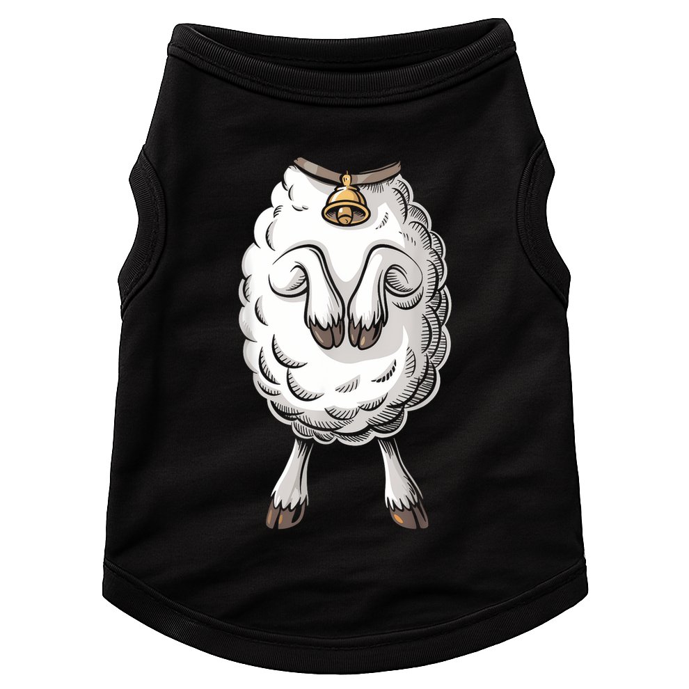 Adult Lamb Costume Doggie Tank