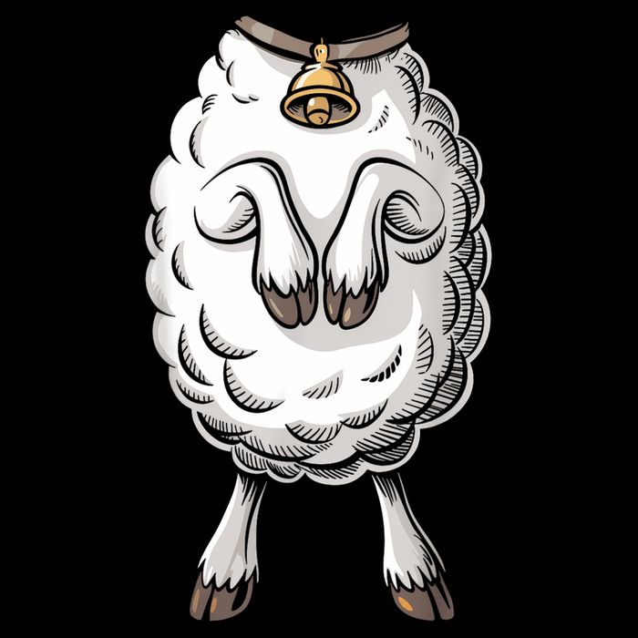 Adult Lamb Costume Bucket Hat