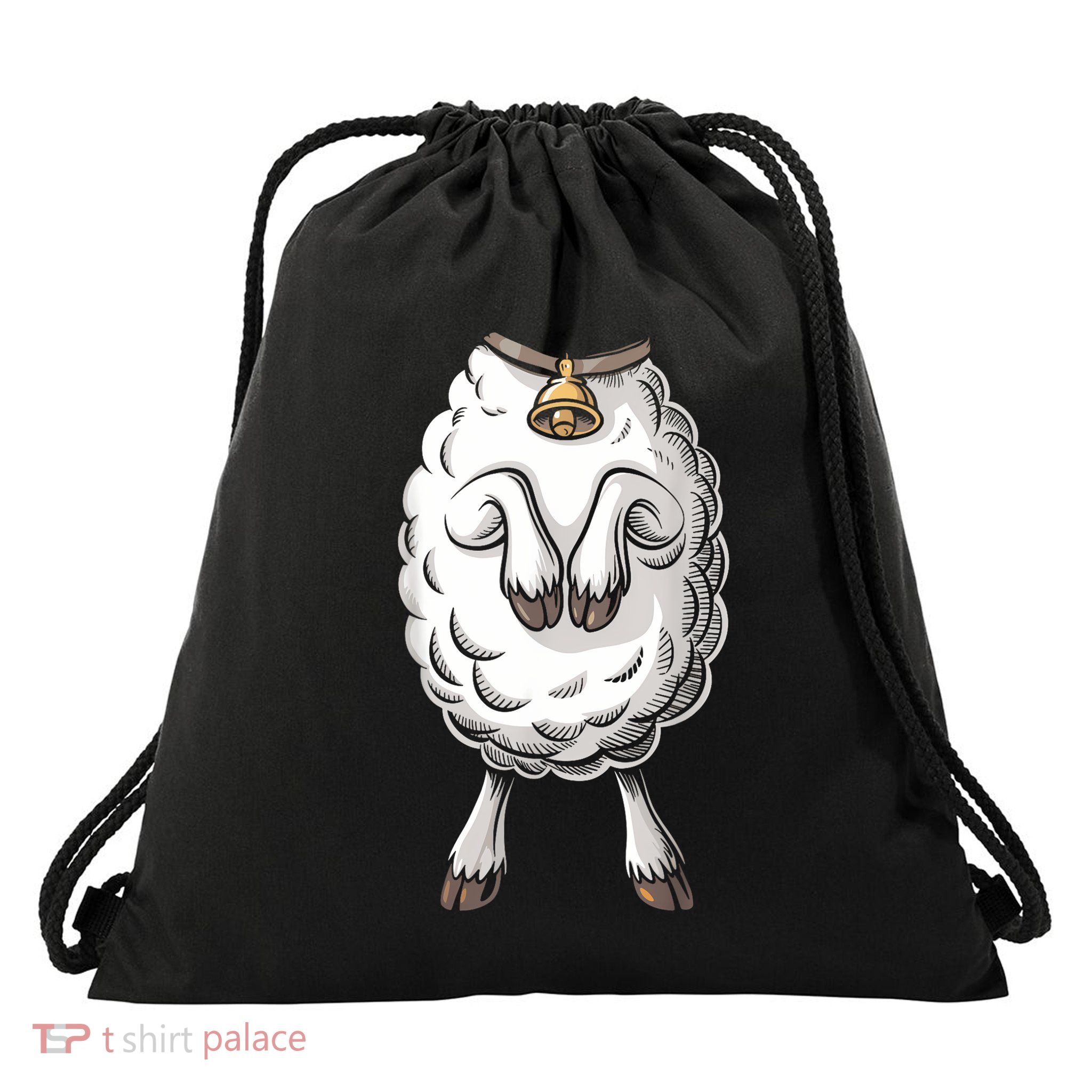 Adult Lamb Costume Drawstring Bag