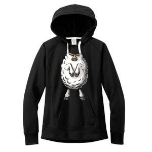 Adult Lamb Costume Women's Fleece Hoodie