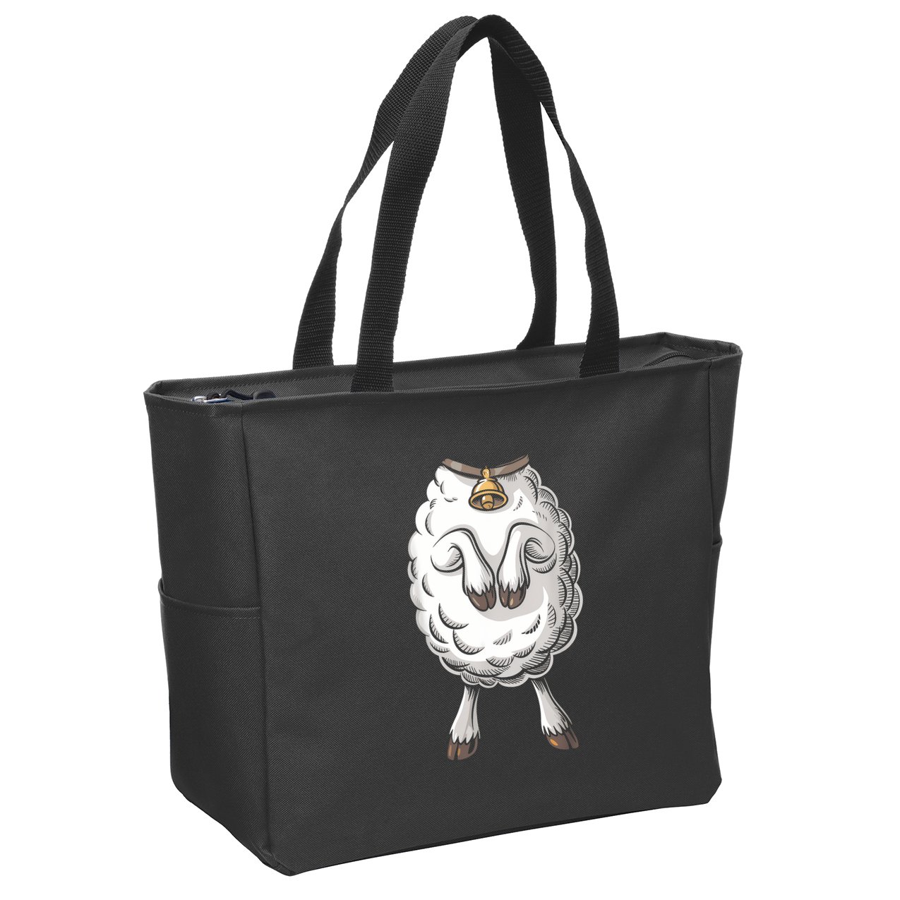 Adult Lamb Costume Zip Tote Bag