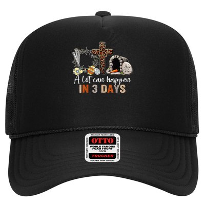 A Lot Can Happen In 3 Days Easter Religious  Trucker Hat