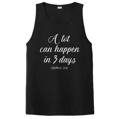 A Lot Can Happen In 3 Days Easter Good Friday PosiCharge Competitor Tank