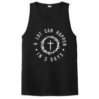 A Lot Can Happen In Three Days Women Christian Easter PosiCharge Competitor Tank