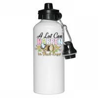 A Lot Can Happen in 3 Days gift for Easter Day Aluminum Water Bottle