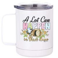 A Lot Can Happen in 3 Days gift for Easter Day 12 oz Stainless Steel Tumbler Cup