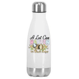 A Lot Can Happen in 3 Days gift for Easter Day Stainless Steel Insulated Water Bottle