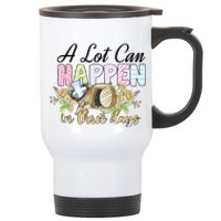 A Lot Can Happen in 3 Days gift for Easter Day Stainless Steel Travel Mug