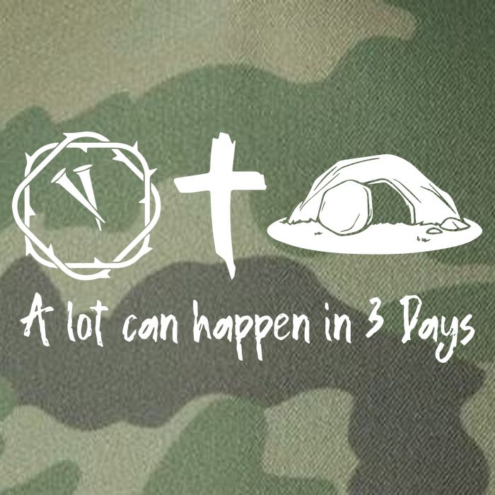 A Lot Can Happen In 3 Days Easter Day Legacy Tie Dye Trucker Hat