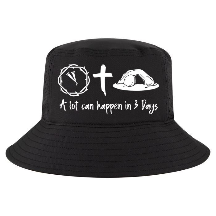 A Lot Can Happen In 3 Days Easter Day Cool Comfort Performance Bucket Hat