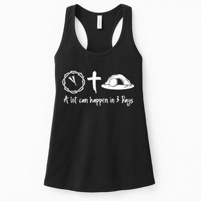 A Lot Can Happen In 3 Days Easter Day Womens Tank Top