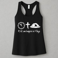 A Lot Can Happen In 3 Days Easter Day Womens Tank Top