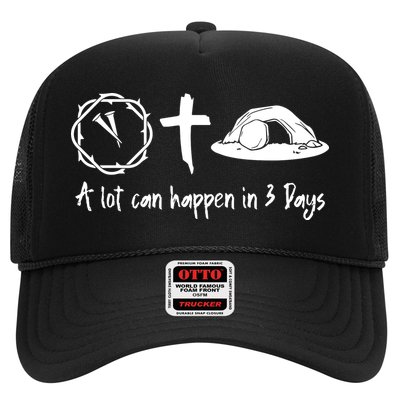 A Lot Can Happen In 3 Days Easter Day Trucker Hat