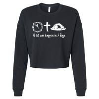 A Lot Can Happen In 3 Days Easter Day Cropped Pullover Crew