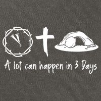 A Lot Can Happen In 3 Days Easter Day Cotton Canvas Backpack
