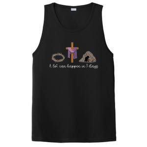 A Lot Can Happen In 3 Days Gift For A Christian Easter Day PosiCharge Competitor Tank