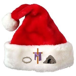 A Lot Can Happen In 3 Days Gift For A Christian Easter Day Premium Christmas Santa Hat