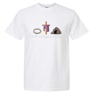 A Lot Can Happen In 3 Days Gift For A Christian Easter Day Garment-Dyed Heavyweight T-Shirt