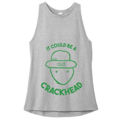 Amateur Leprecetch Could Be Ahaun Sk Crackhead Paddys Day Ladies PosiCharge Tri-Blend Wicking Tank