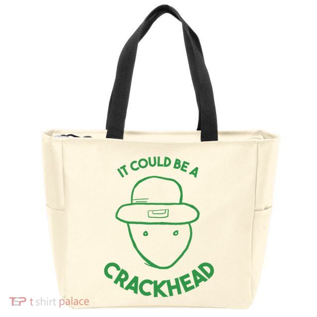Amateur Leprecetch Could Be Ahaun Sk Crackhead Paddys Day Zip Tote Bag