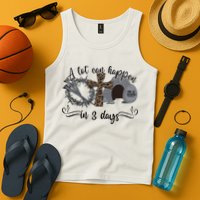 A Lot Can Happen In 3 Days He Is Risen Jesus God Faith Easter Day Tank Top
