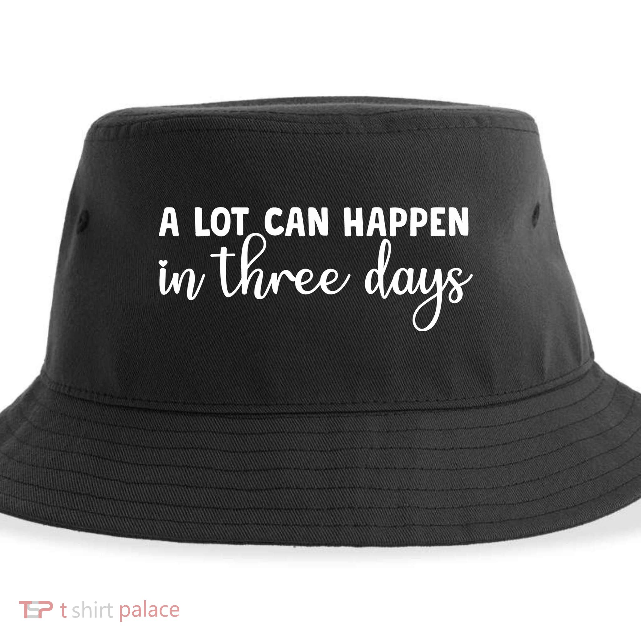 A Lot Can Happen In Three Days Memorial Day Gift Sustainable Bucket Hat