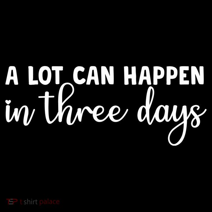 A Lot Can Happen In Three Days Memorial Day Gift Drawstring Bag