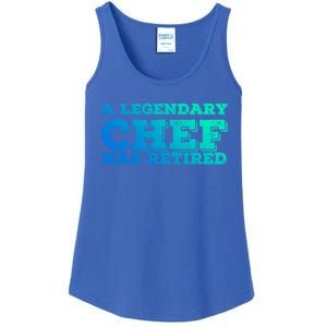 A Legendary Chef Has Retired Funny Retiret Cook Food Gift Ladies Essential Tank