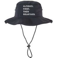 Alcohol First Then Relatives Legacy Cool Fit Booney Bucket Hat