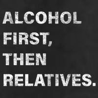 Alcohol First Then Relatives 15oz Campfire Ceramic Mug
