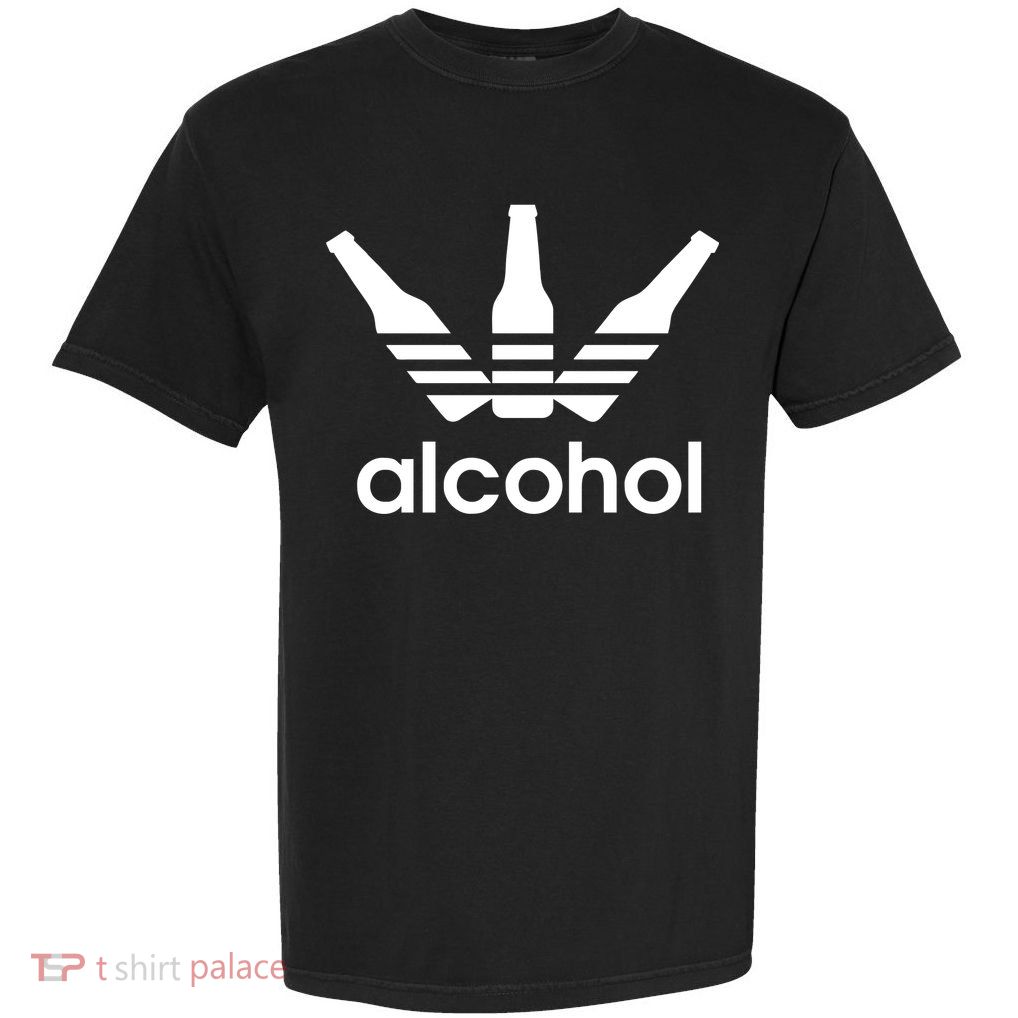 Alcohol Logo Garment-Dyed Heavyweight T-Shirt