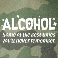 Alcohol Some of the Best Times You'll Never Remember Legacy Tie Dye Trucker Hat