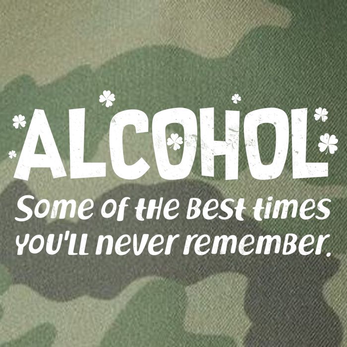 Alcohol Some of the Best Times You'll Never Remember Legacy Tie Dye Trucker Hat