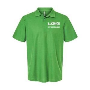 Alcohol Some of the Best Times You'll Never Remember Softstyle Adult Sport Polo