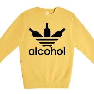 Alcohol Sports Logo Premium Crewneck Sweatshirt